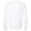 Bella + Canvas Unisex White 6 oz. Heavyweight Long Sleeve Tee