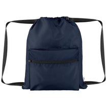 Hit Navy Blue Anywhere rPET Drawstring Bag
