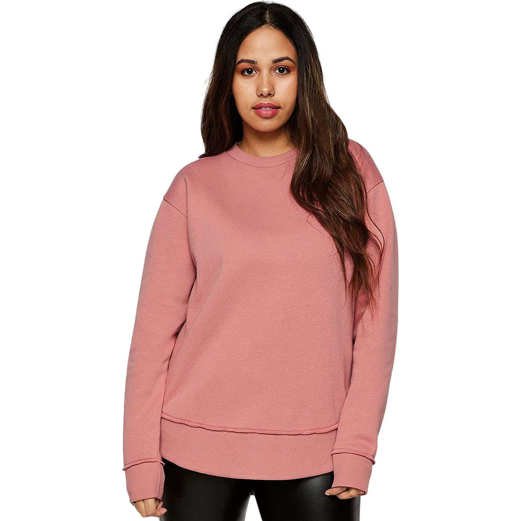 LAT Women's Mauvelous Weekend Fleece Crewneck Sweatshirt