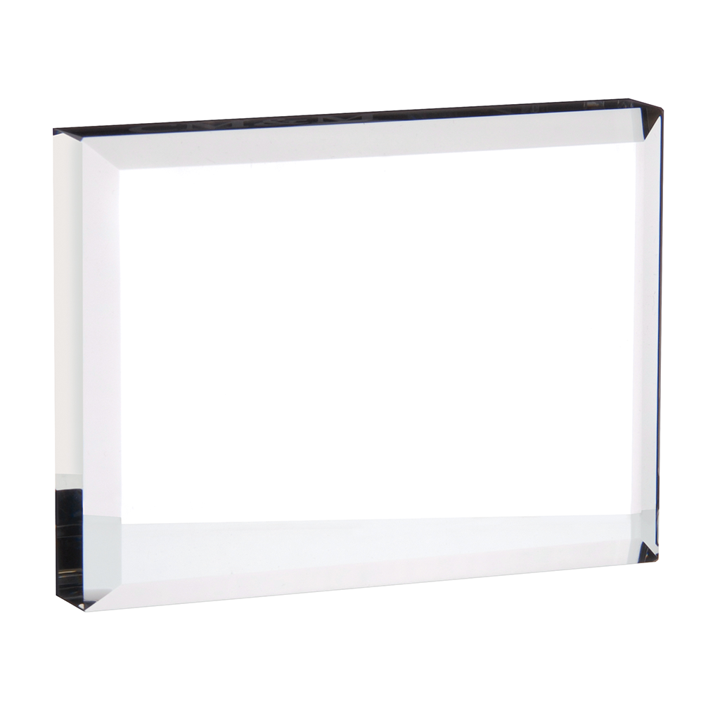 JAFFA Clear Crystal Paperweight