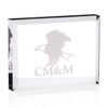 JAFFA Clear Crystal Paperweight