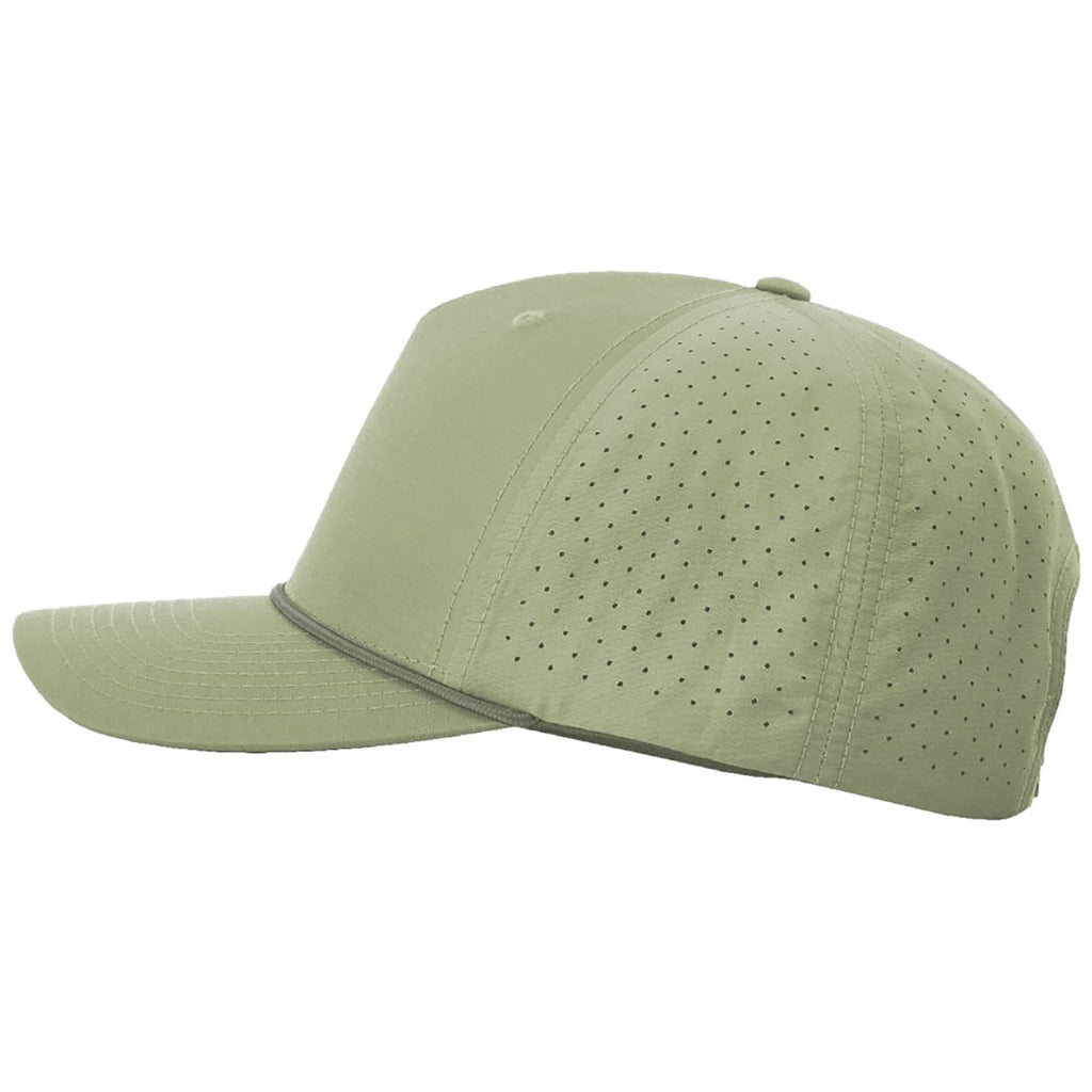 Richardson Light Olive/Olive Laser Perf Performance Rope Cap