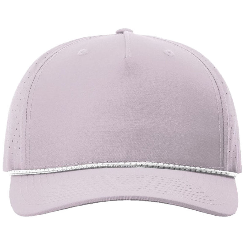 Richardson Lilac/White Grey Laser Perf Performance Rope Cap