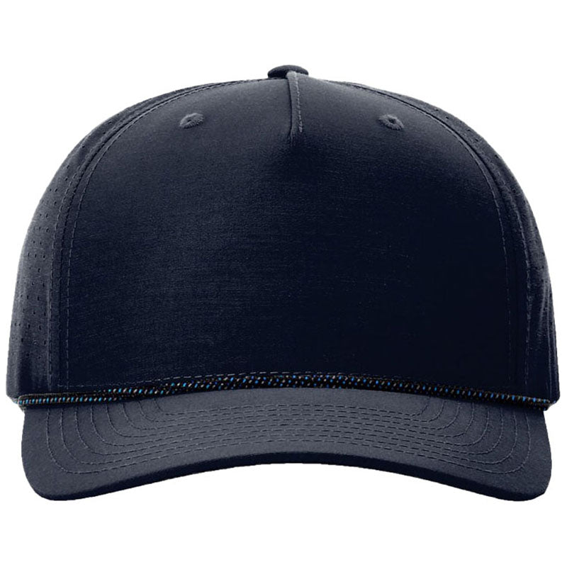 Richardson Navy/Midnight Navy Grey Blue Laser Perf Performance Rope Cap