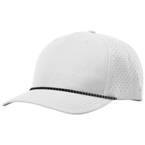 Richardson Silver/Black Silver Laser Perf Performance Rope Cap