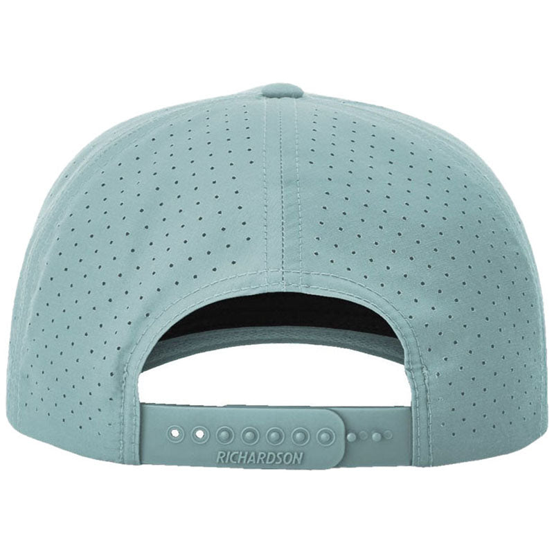Richardson Smoke Blue/Grey White Laser Perf Performance Rope Cap