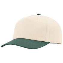 Richardson Cream/Cream/Dark Green 5-Panel Relaxed Gramps