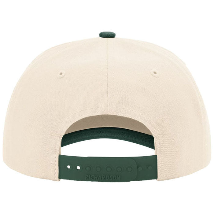 Richardson Cream/Cream/Dark Green 5-Panel Relaxed Gramps