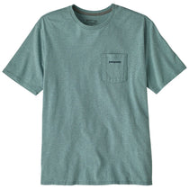 Patagonia Men's Blue Sage Boardshort Logo Pocket Responsibili-Tee