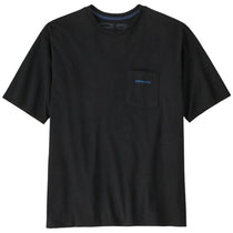 Patagonia Men's Ink Black Boardshort Logo Pocket Responsibili-Tee