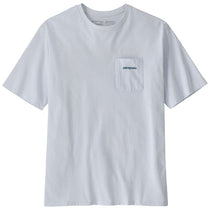 Patagonia Men's White Boardshort Logo Pocket Responsibili-Tee