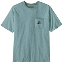Patagonia Men's Blue Sage Chouinard Crest Pocket Responsibili-Tee