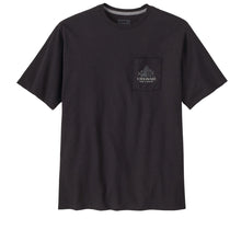 Patagonia Men's Ink Black Chouinard Crest Pocket Responsibili-Tee