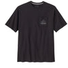 Patagonia Men's Ink Black Chouinard Crest Pocket Responsibili-Tee