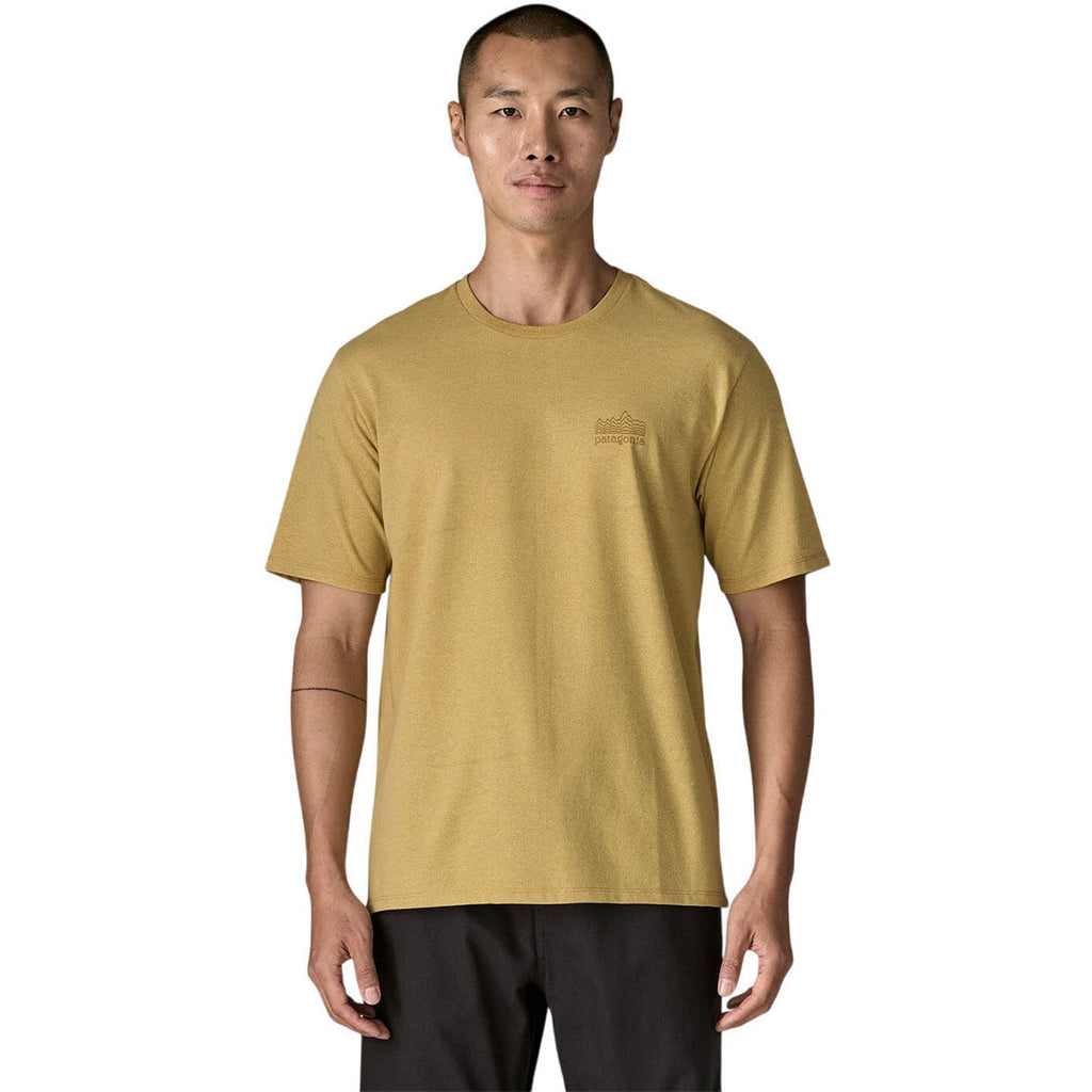Patagonia Men's Limestone Yellow Strataspire Responsibili-Tee