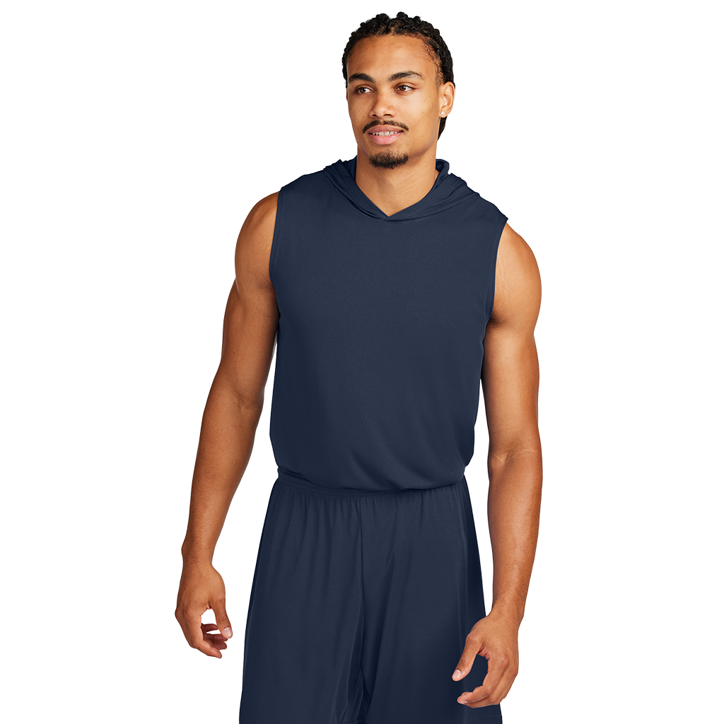 Sport-Tek True Navy Competitor Sleeveless Hoodie