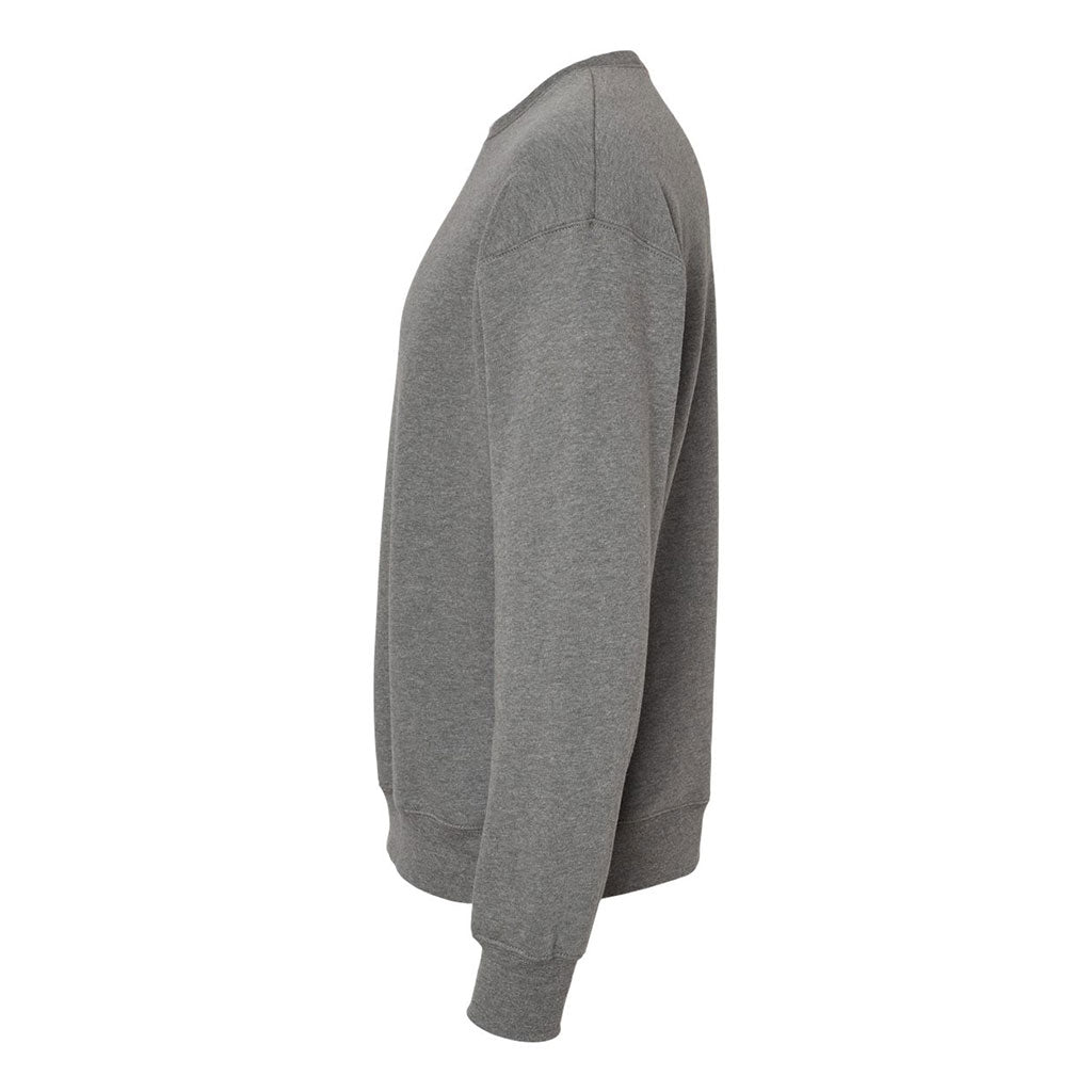 Bella + Canvas Unisex Deep Heather Drop Shoulder Fleece Sweatshirt