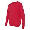 Bella + Canvas Unisex Red Drop Shoulder Fleece Sweatshirt