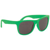 Hit Green/Green Rubberized Sunglasses