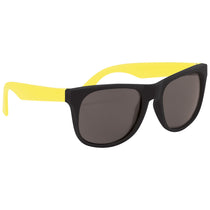 Hit Yellow Rubberized Sunglasses