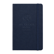48-Hour Moleskine Navy Blue Hard Cover Ruled Medium Notebook (4.5