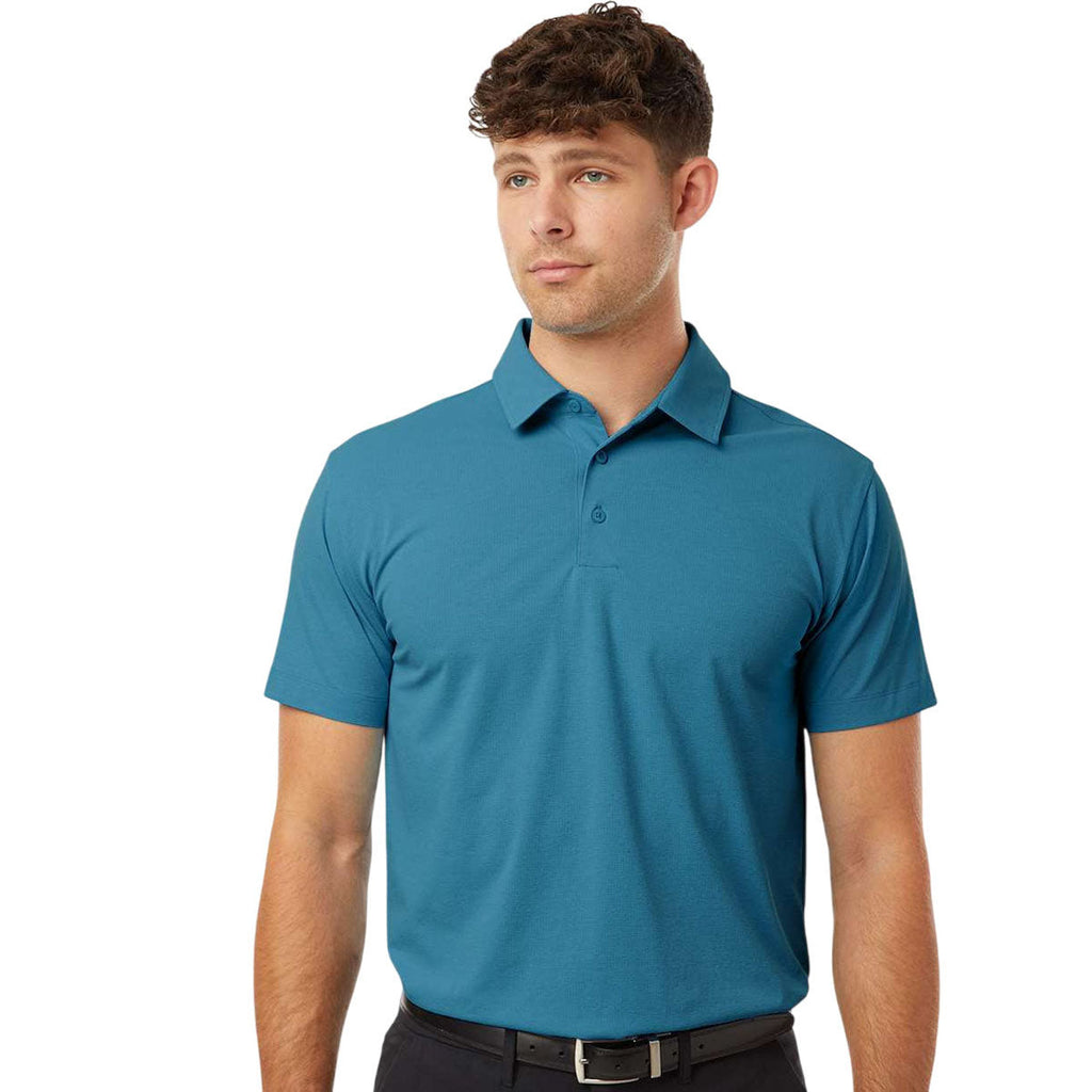 AllPro Men's Pacific Blue Pro-Flex Sorona Polo