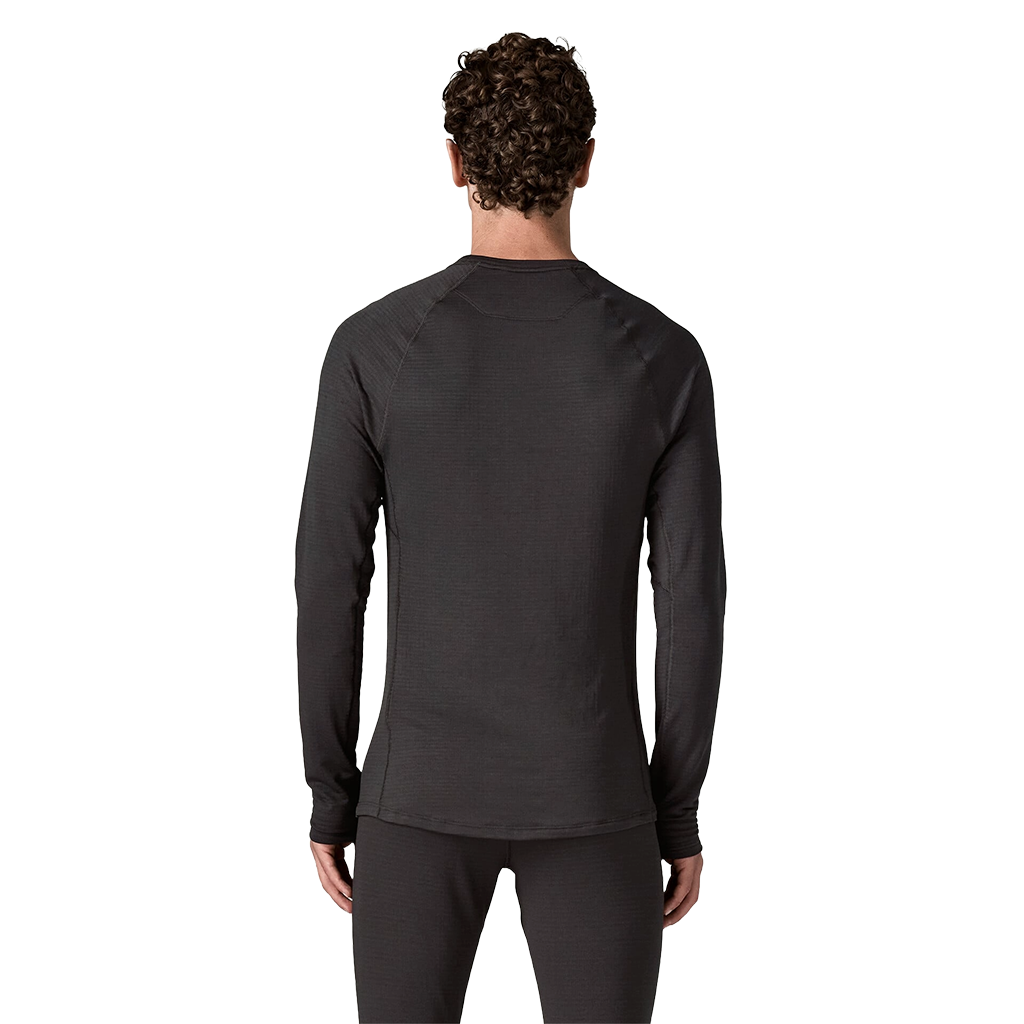 Patagonia Men's Black Capilene Thermal Weight Crewneck