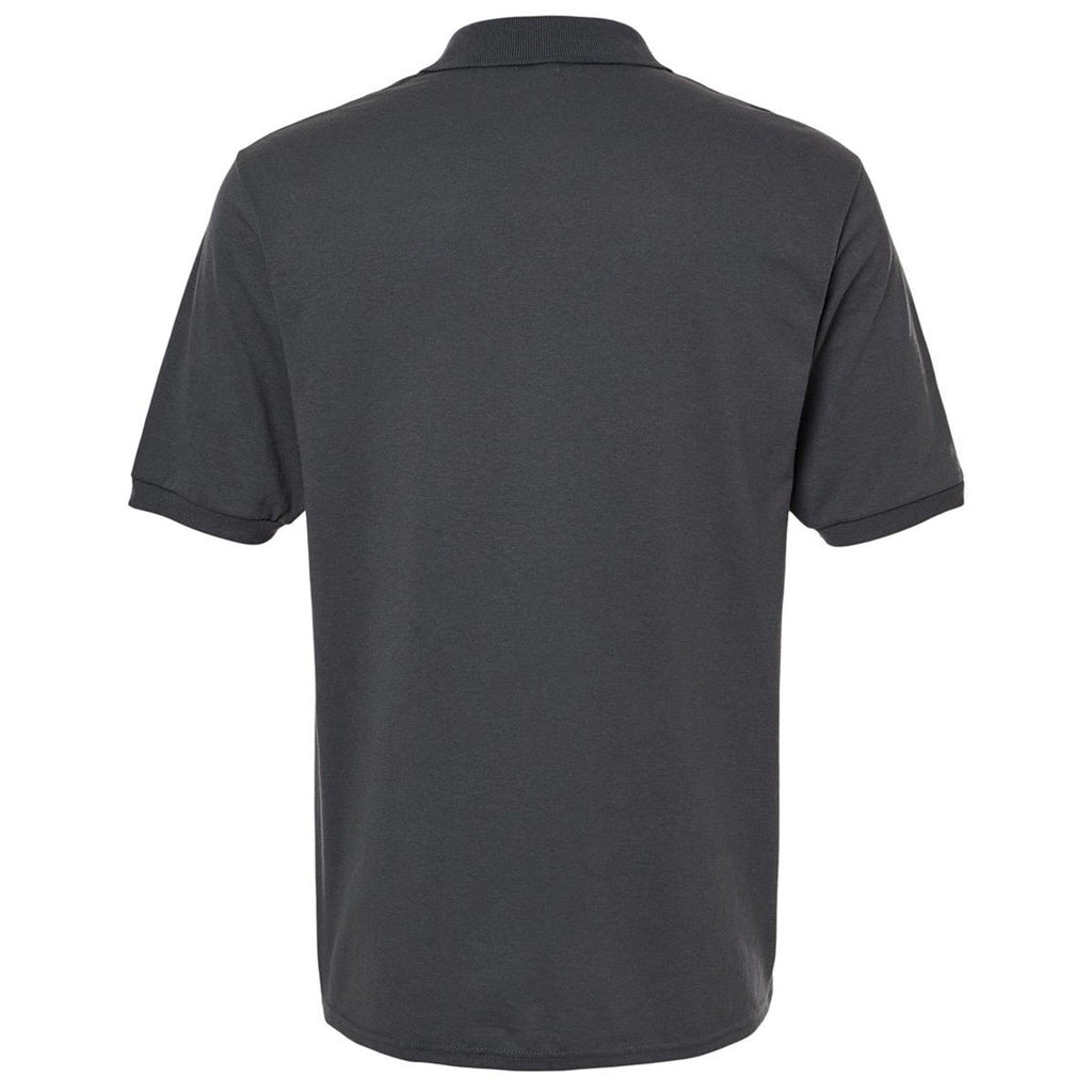 Jerzees Men's Charcoal Grey Dri-Power Polo