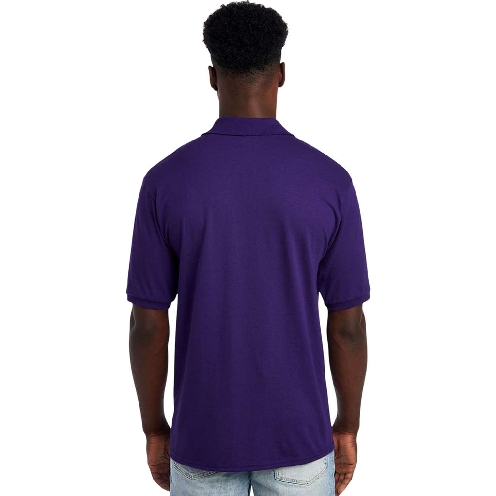 Jerzees Men's Deep Purple Dri-Power Polo