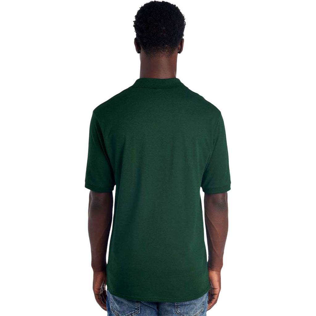 Jerzees Men's Forest Green Dri-Power Polo