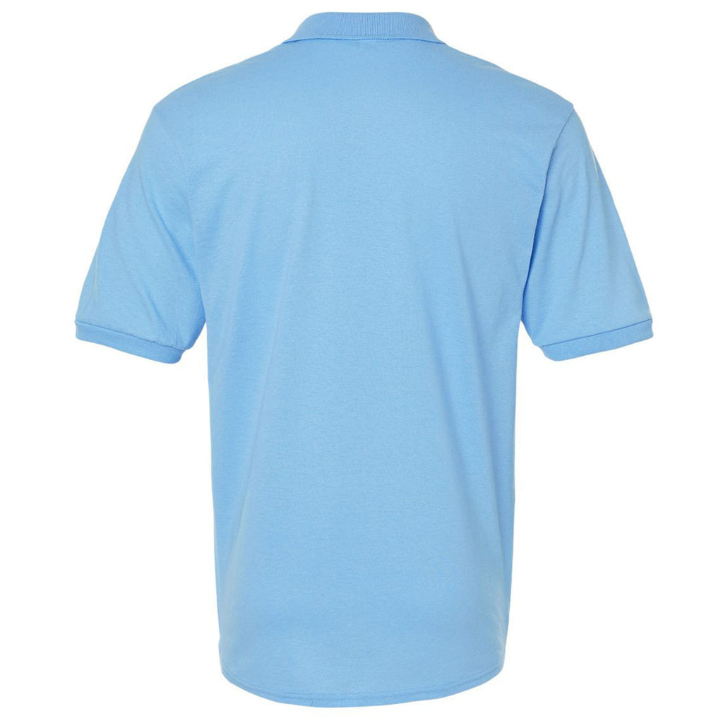 Jerzees Men's Light Blue Dri-Power Polo