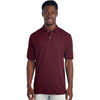 Jerzees Men's Maroon Dri-Power Polo