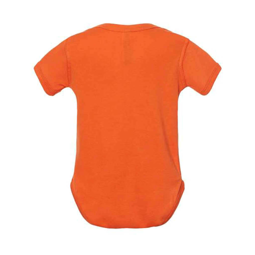 Rabbit Skins Orange Infant Baby Rib Bodysuit