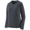 Patagonia Women's Smolder Blue Capilene Midweight Crew