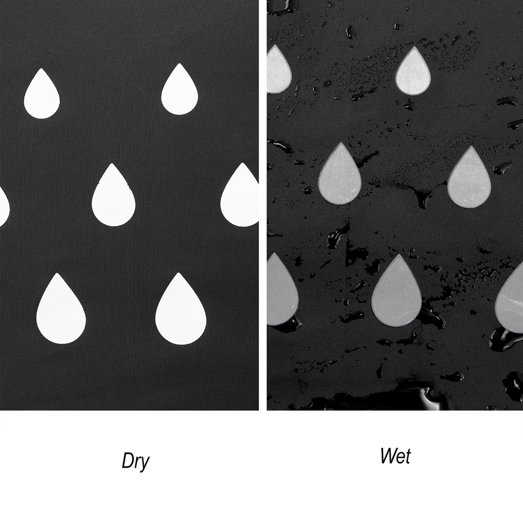 HIT Black 42" Arc Color Changing Umbrella With 100% rPET Canopy