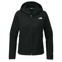 The North Face Women'sTNF Black Heather Barr Lake Hooded Soft Shell Jacket