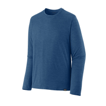 Patagonia Men's Clement Blue Long-Sleeved Capilene Cool Daily Shirt