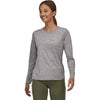Patagonia Women's Feather Grey Long-Sleeved Capilene Cool Daily Shirt