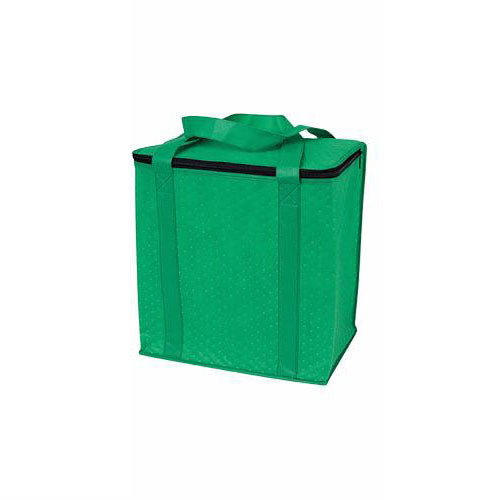 48-Hour Koozie Green Zippered Insulated Grocery Tote