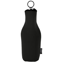 48-Hour Koozie Black Neoprene Zip-Up Bottle Kooler