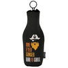 48-Hour Koozie Black Neoprene Zip-Up Bottle Kooler