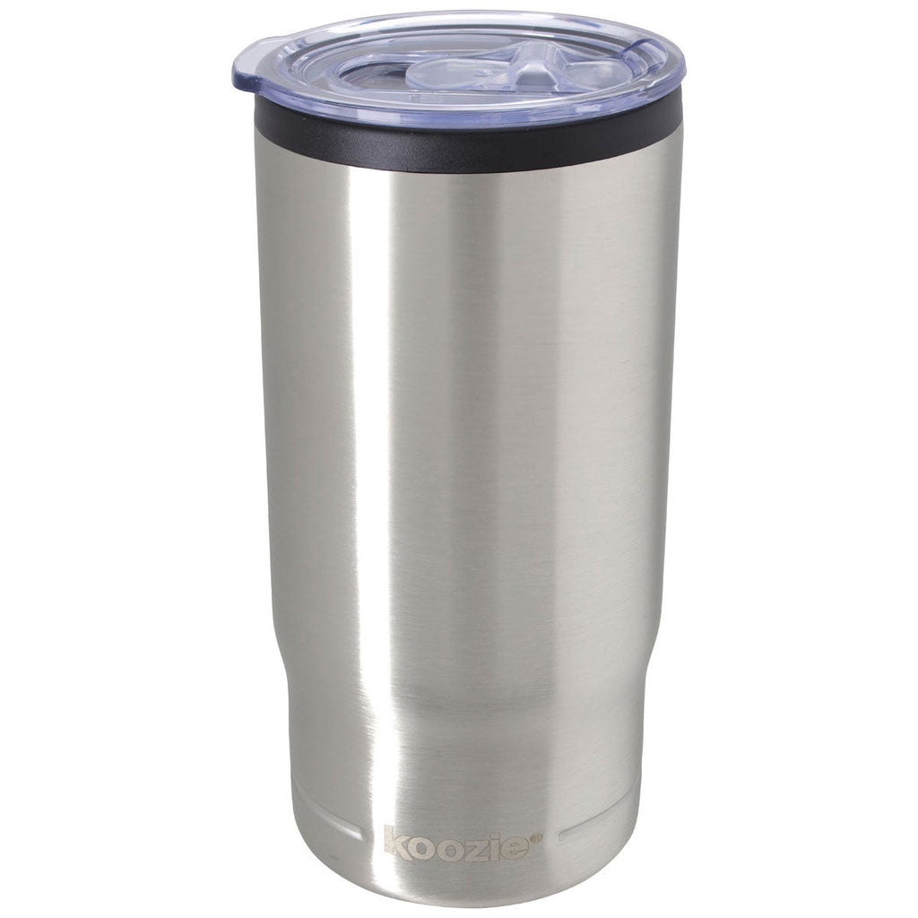 48-Hour Koozie Silver Slim Triple Vacuum Tumbler - 15 oz