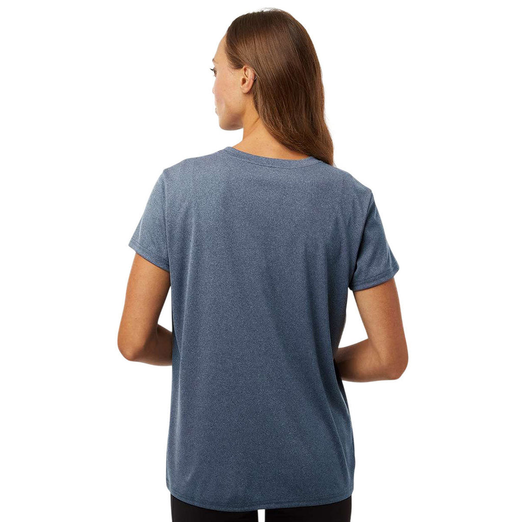 AllPro Women's Heather Navy Pro-Lock Performance T-Shirt