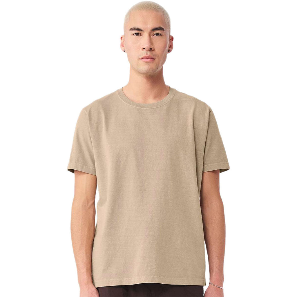 Bella + Canvas Unisex Khaki Heavyweight Garment-Dyed Tee