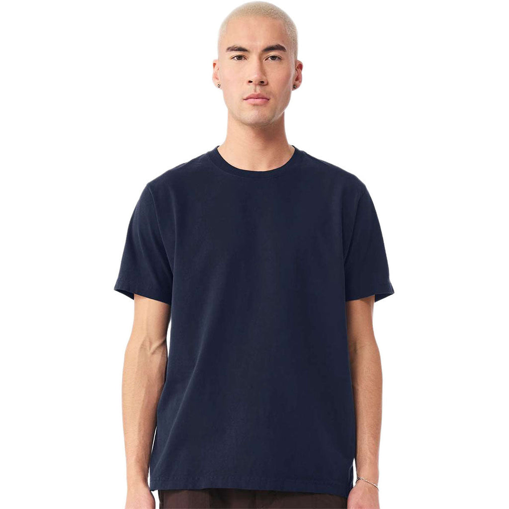 Bella + Canvas Unisex Navy Heavyweight Garment-Dyed Tee