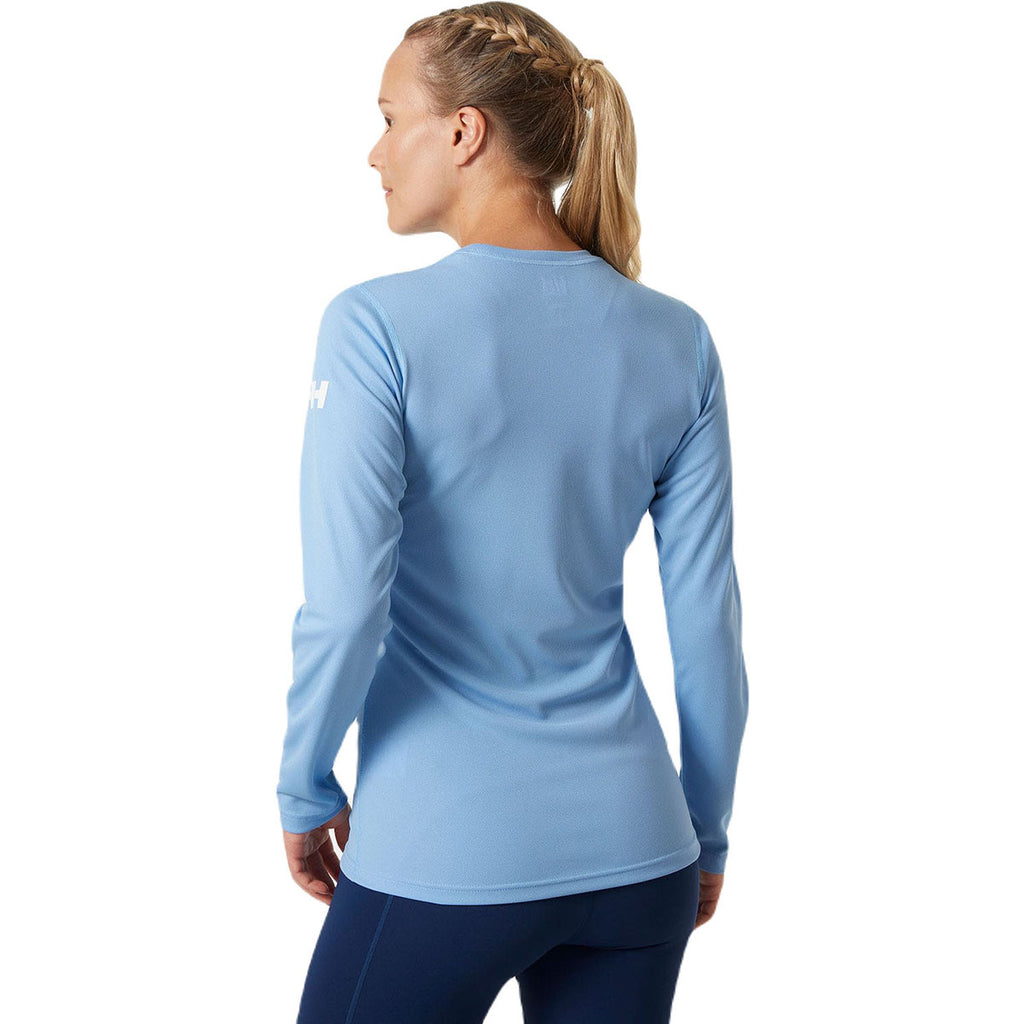 Helly Hansen Women's Bright Blue Tech Crew Long Sleeve