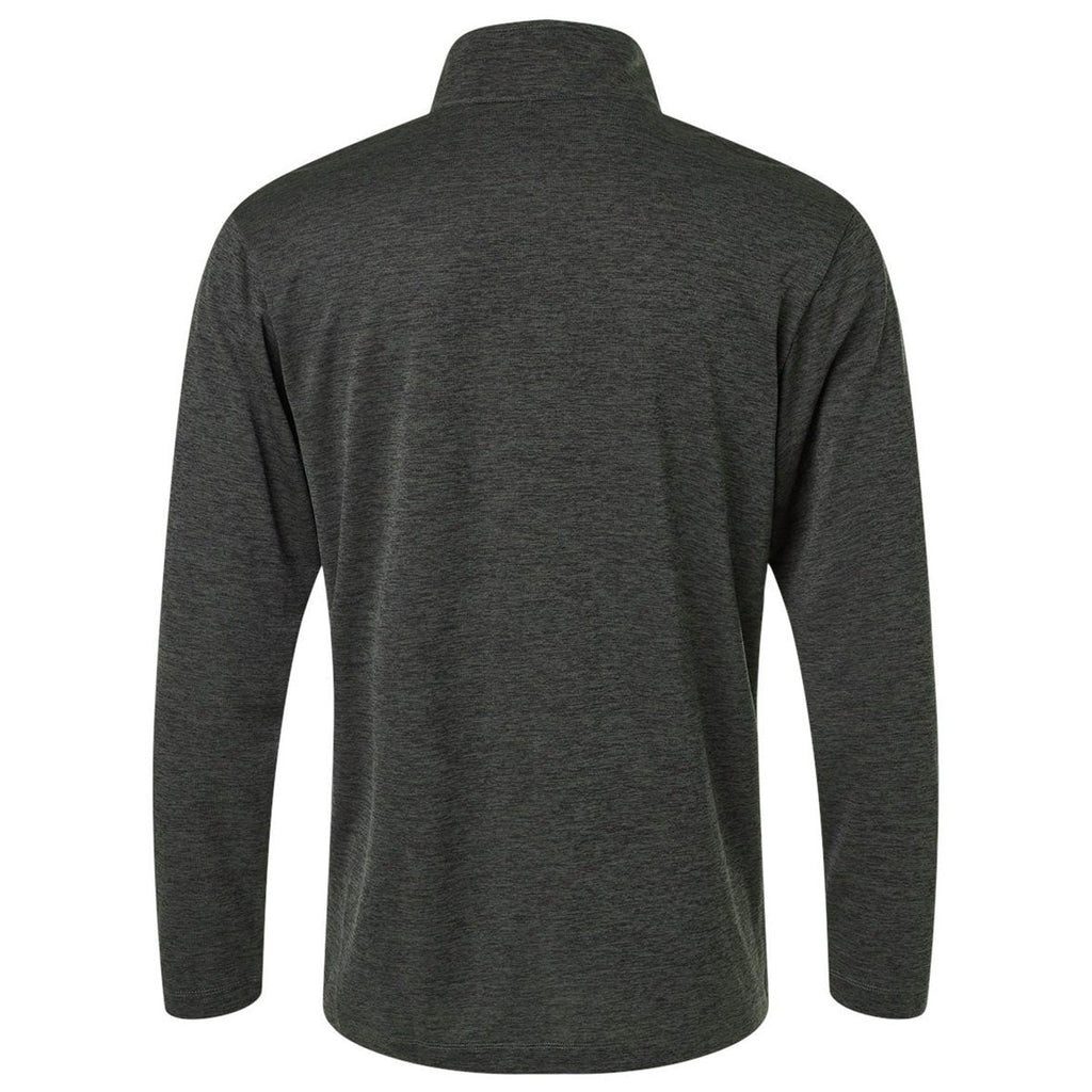 AllPro Men's Black Melange Pro-Lock Performance Melange Quarter-Zip Pullover