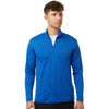 AllPro Men's Royal Melange Pro-Lock Performance Melange Quarter-Zip Pullover