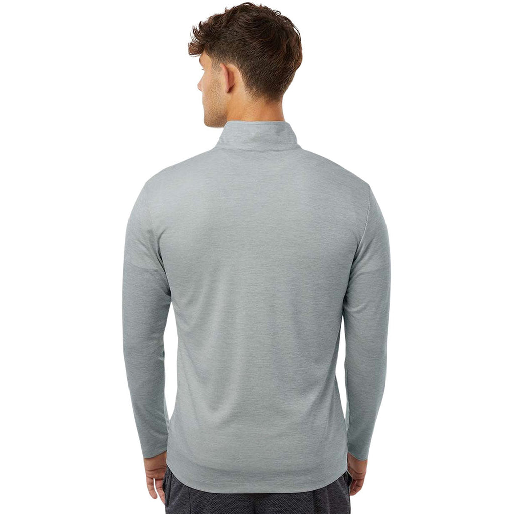 AllPro Men's Silver Melange Pro-Lock Performance Melange Quarter-Zip Pullover