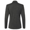 AllPro Women's Black Melange Pro-Lock Performance Melange Quarter-Zip Pullover